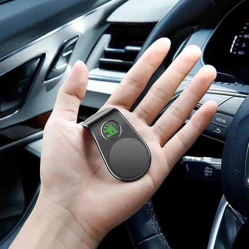 Magnetyczny Uchwyt na Telefon do Samochodu Stojak na Telefon do Samochodu Klips Mocujący do Skoda Octavia a5 a4 Fabia Superb Rapid Mk3 Yeti Kodiaq Akcesoria