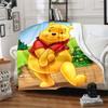 Customiz Name Personality Winnie the Pooh Blanket Soft &Warm Sofa Office Bed Travel Lunch Break Blanket, Gift Suitable All Seasons