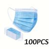 50-200pc Disposable Face Masks 3-Layer Breathable Anti-Dust Protective Masks Daily Travel Work Use Mask Facial Care Accessory