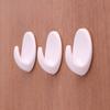 Powerful Adhesive Hooks, 6 Plastic Hooks, Creative White Hooks for Home Use, Small and Exquisite