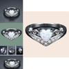 Creative European American Female Fashion Jewelry Heart-shaped Copper Ring Cy107