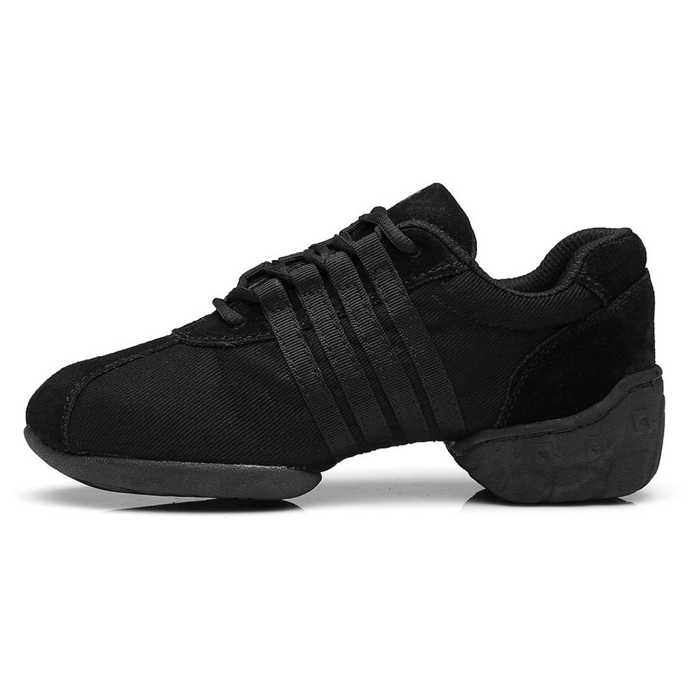 Size 34-41 Women Ladies Breath Fitness Dance Sneakers Ballet Jazz Modern Shoes Canvas Mesh Dance Sport Shoes