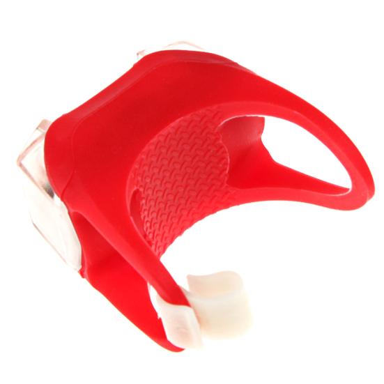 Silicone Bicycle Bike Cycling Head Tail Rear Warning Safety LED Lamp Light Bulb