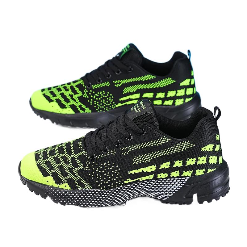 Fashion Running Shoes Men Sports Breathable Lightweight Comfortable Athletic Nonskid Sneakers All Seasons Soft Cushioned On Men Running