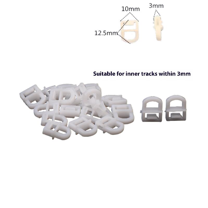 20Pcs Car DIY Accessories 3mm 6mm 9mm For Truck Curtain Slider Automotive Plastic Fastener Clip