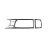 Carbon Fiber Center Console Water Cup Holder Decoration Cover Trim Stickers For Toyota Yaris CROSS 2021 2022 RHD