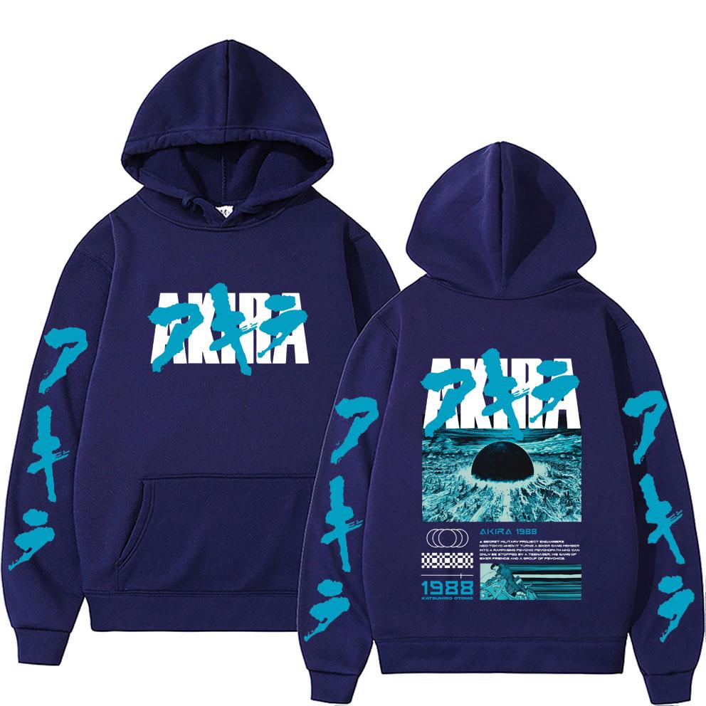 Japanese Science Fiction Cartoon Movie Anime Akira Shotaro Kaneda Hoodie Men Women Manga Oversized Hoodies Male Casual Tracksuit