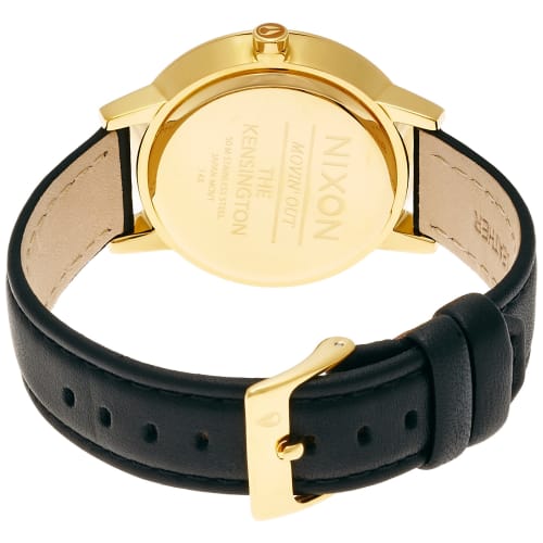 Nixon Kensington Leather: Gold/White/Black NA1081964-00 Women's [Official Import]