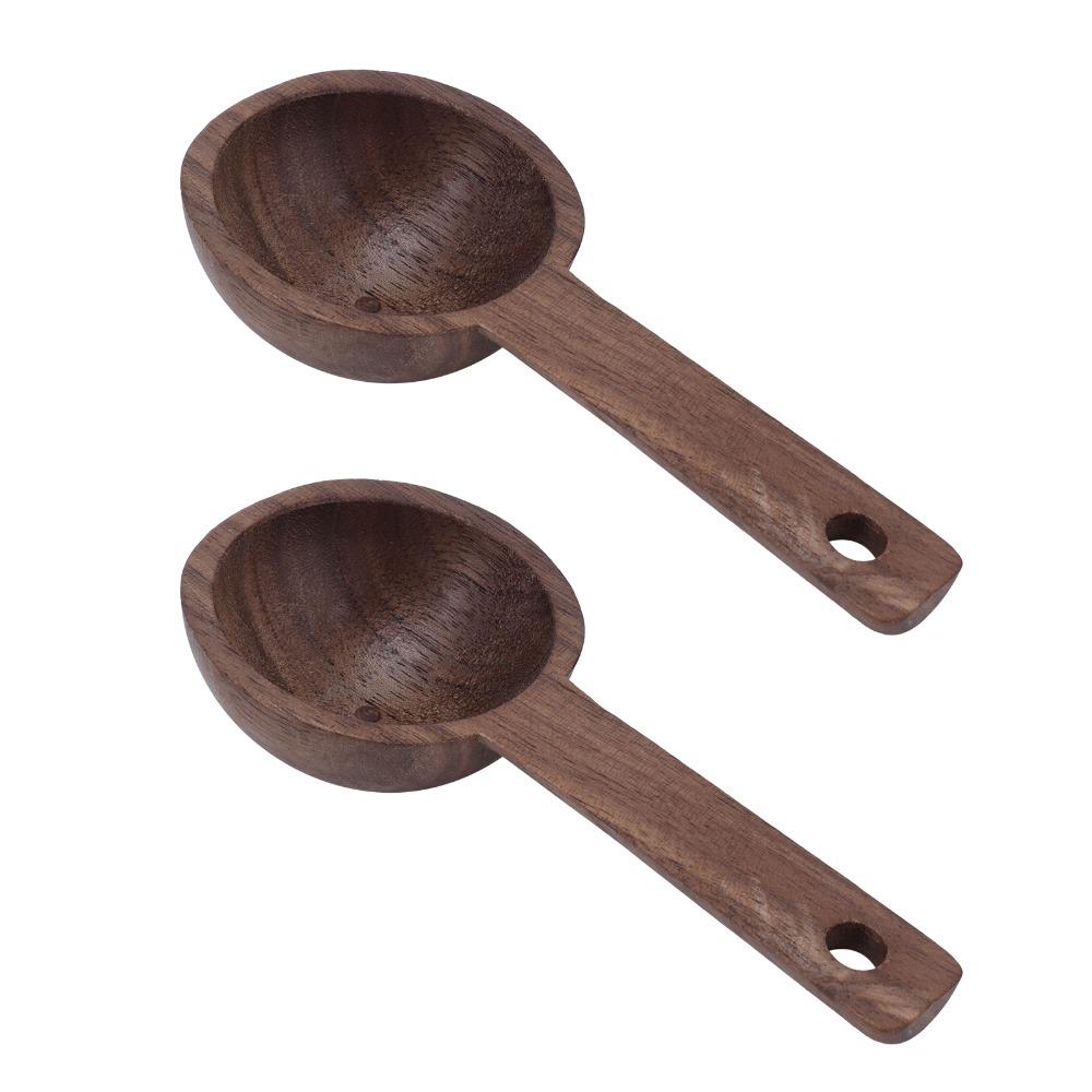 Wooden Measuring Spoon Elegant Walnut Teaspoon Coffee Accessories Wooden Spoon  Coffee Brewing