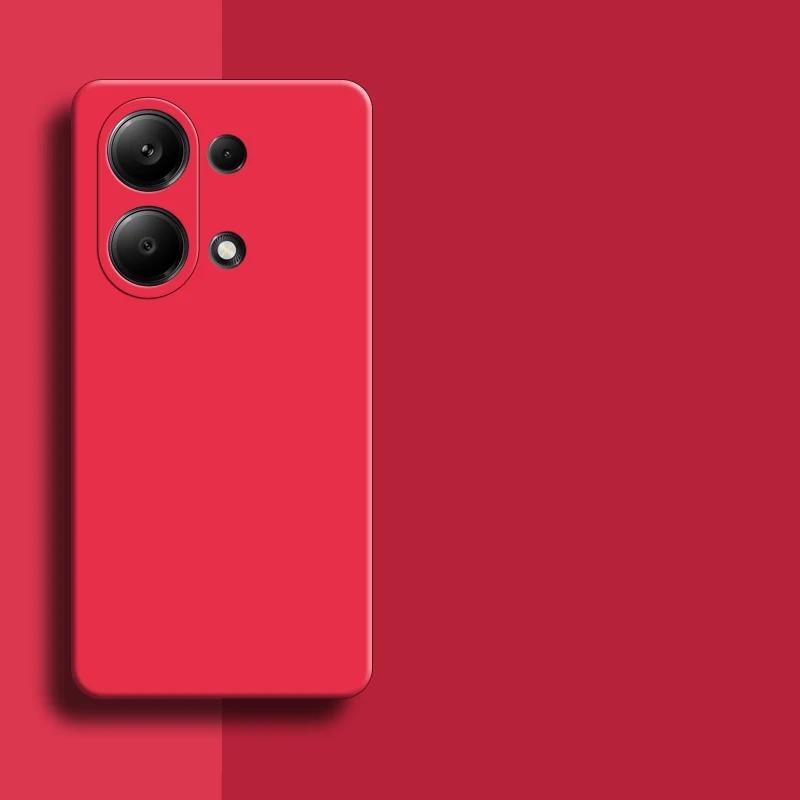 Stoßfeste Handyhülle aus flüssigem Silikonkautschuk für Xiaomi Redmi Note 13 12 Pro 13ProPlus 12S K70E 13C Poco X6 Pro 5G 4G Soft Cover