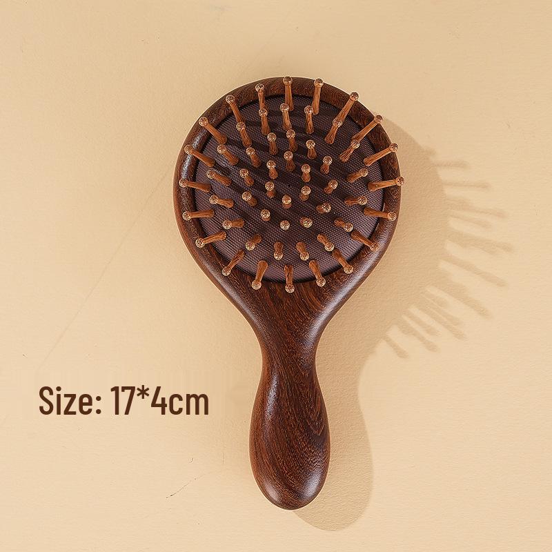 

Гребень с воздушной подушкой из фиолетового сандала - Инструмент для массажа кожи головы и парикмахерского дела для домашнего ухода