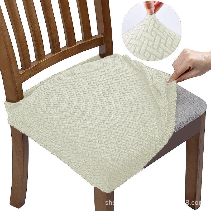 Hot Sell Spandex Jídelna Čalouněný polštář Židle Potah sedáku Snímatelný potah Omyvatelný chránič nábytku
