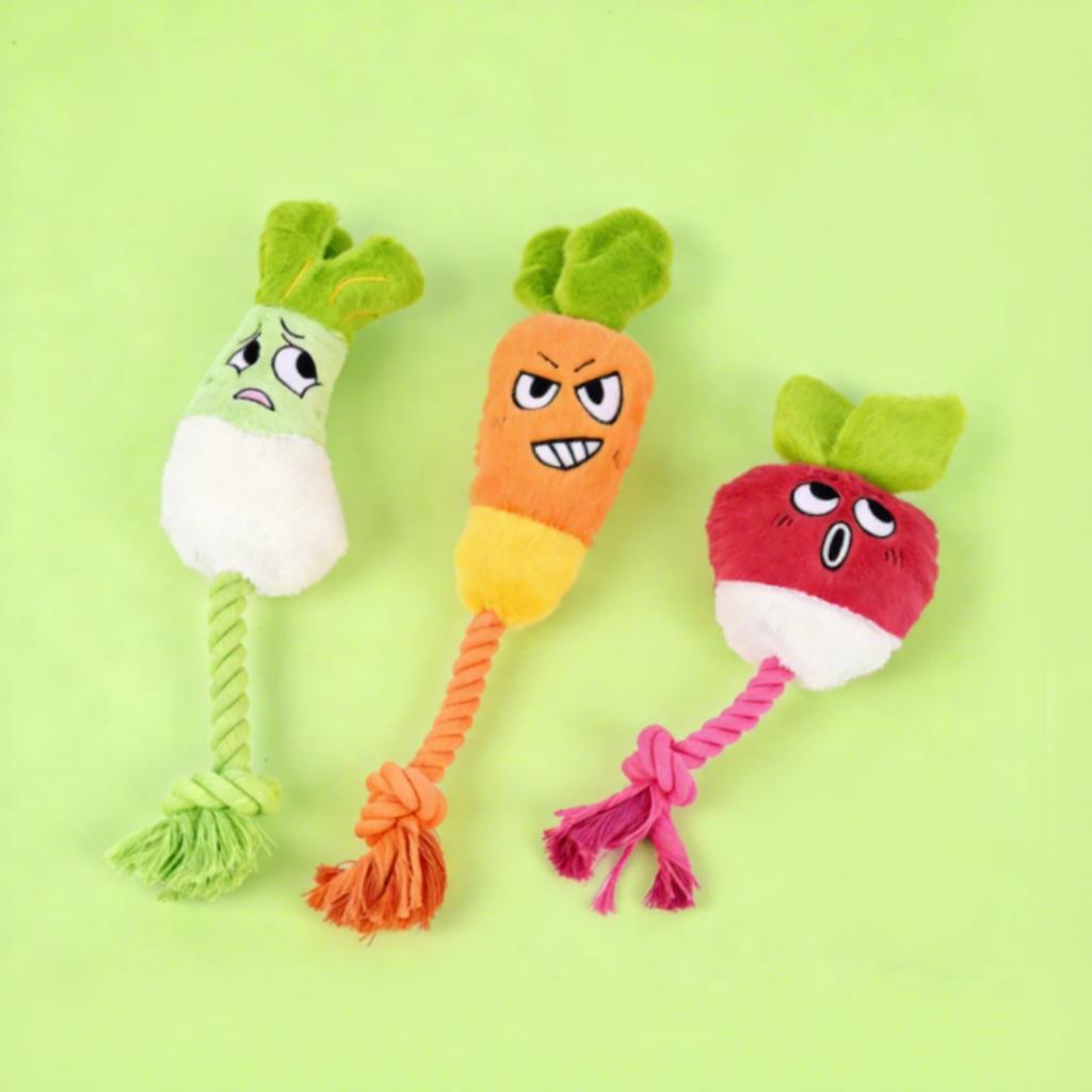 Custom Logo Chew Rope Plush Squeaky Pet Product Supplier Toys for Dogs