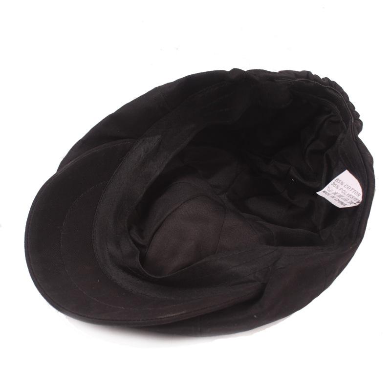 Kapelusz Beret Monochromatyczny Retro Czapka Gazeciarza Średniowieczny Kapelusz Literacki Młodzieżowy Kapelusz Do Przodu