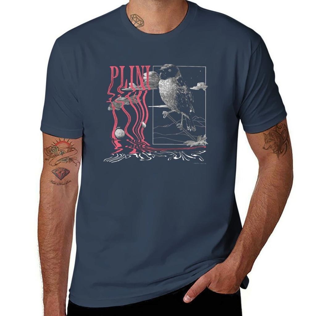 Plini T-Shirt Cotton T Shirt Man T Shirts for Man Pack White T-Shirt