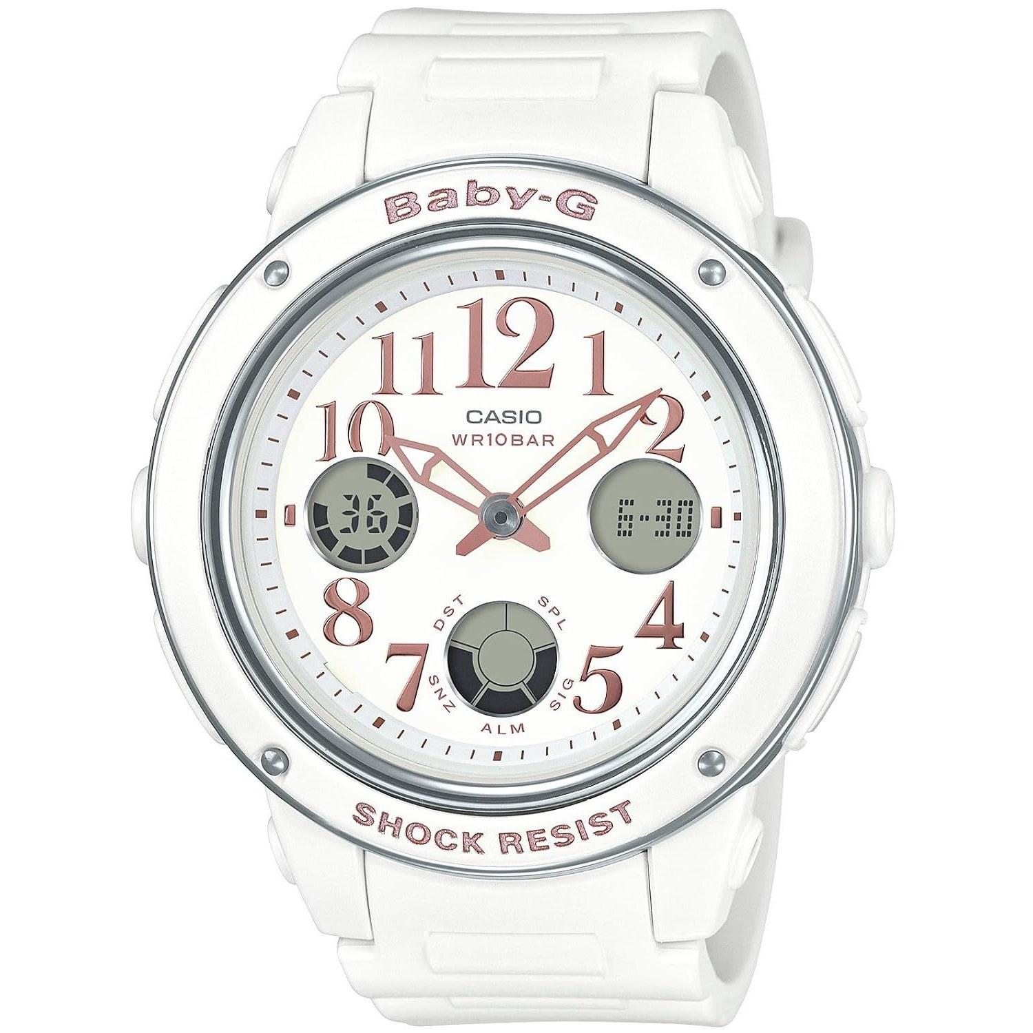 Casio wristwatch Baby-G BGA-150EF-7BJF ladies white