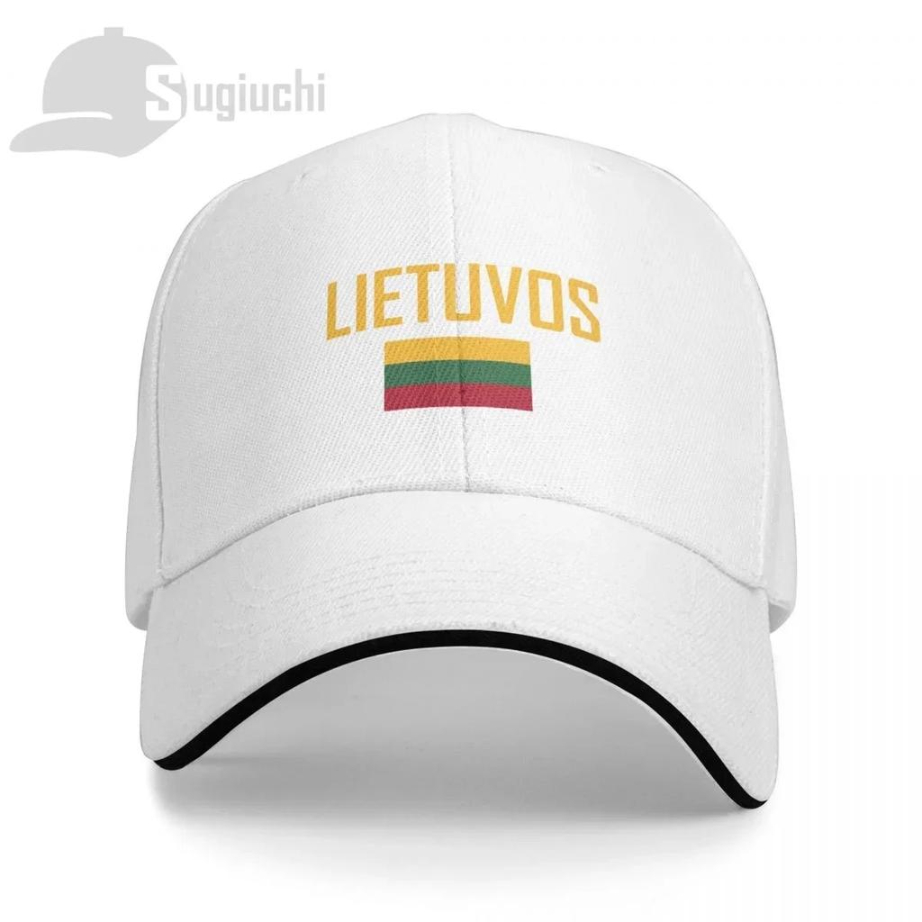 Lithuania Flag With Letter Baseball Cap Unisex Women Summer Unisex Hip Hop Caps Cotton Snapback Golf Hat Fishing Caps