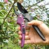 SK5 Plant Trimming Scissors Flower Stem Shears With Safety Lock And Labor-saving Spring Garden Trimming Scissor Anti-Slip Handle