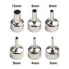 6pcs 22mm Nozzles For 858D+ 8586 Soldering Station Air Stations Nozzles Tool Welding Nozzle 3-12mm Power Tool Accessories
