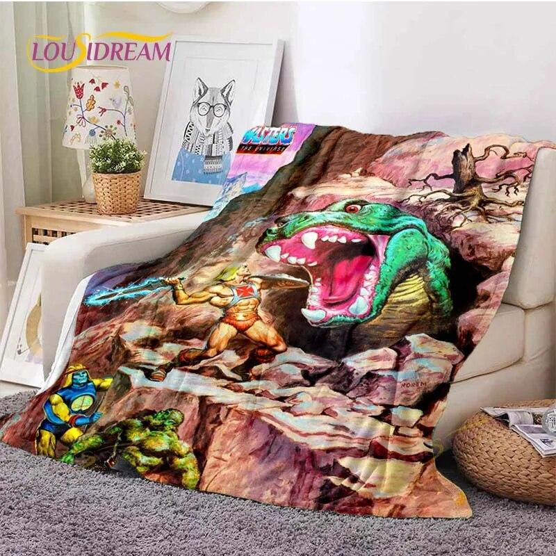 He-Man Masters Of The Universe Throws Blanket Sofa Blanket Adults and Children Blanket Blanket for Bed