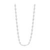 New Style Silver Water Ripple Collarbone Chain New Chinese Style Simple Thin Chain Women Necklace Single Chain Daily Wear Accessory