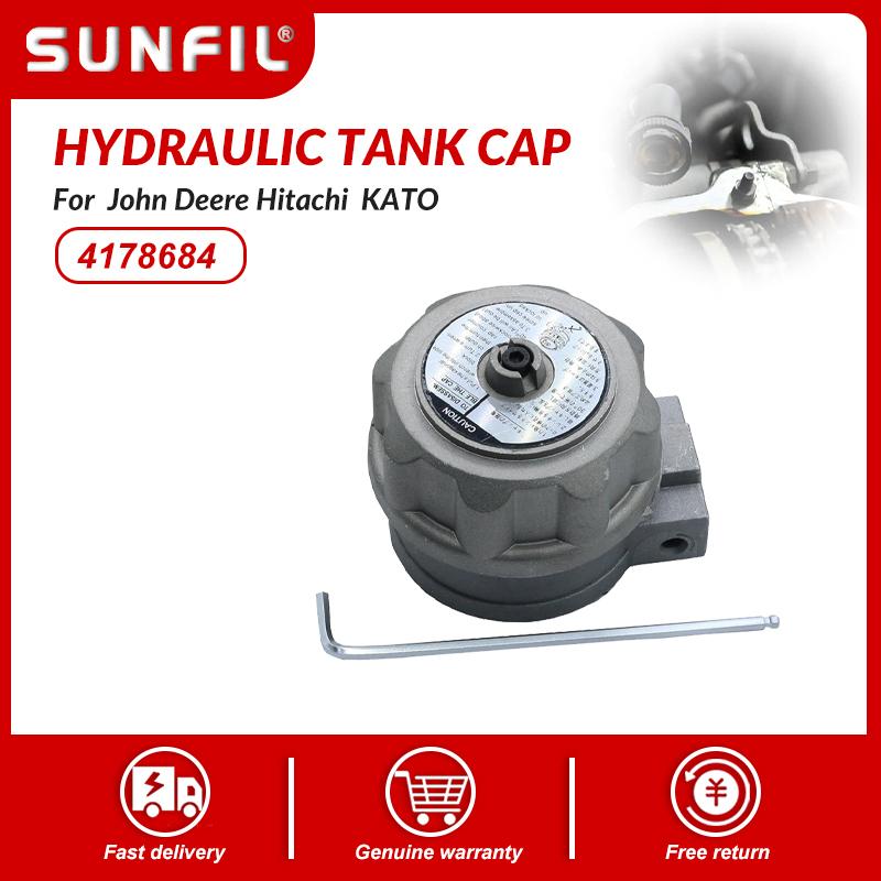 Hydraulic Tank Breather Cap 4178684 4222874 4326285 for John Deere 110 230 370 2054 Hitachi EX200-1 KATO HD700