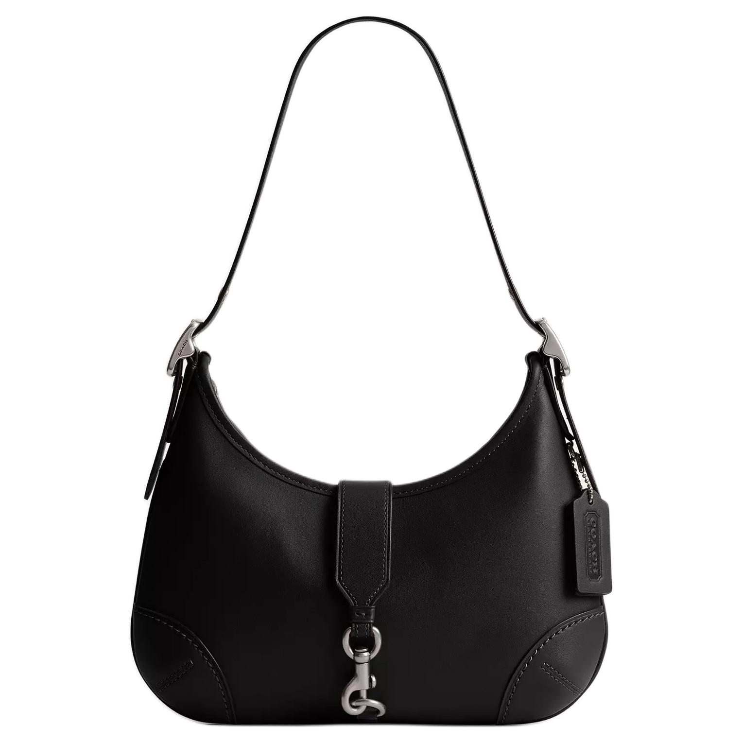 

Coach Hamptons 27 Adjustable Handle Built-In Card Slot Leather Tote Shoulder Bag Large Women tote Black CW642-LHBLK Basic Set (Bag+Dust Bag)