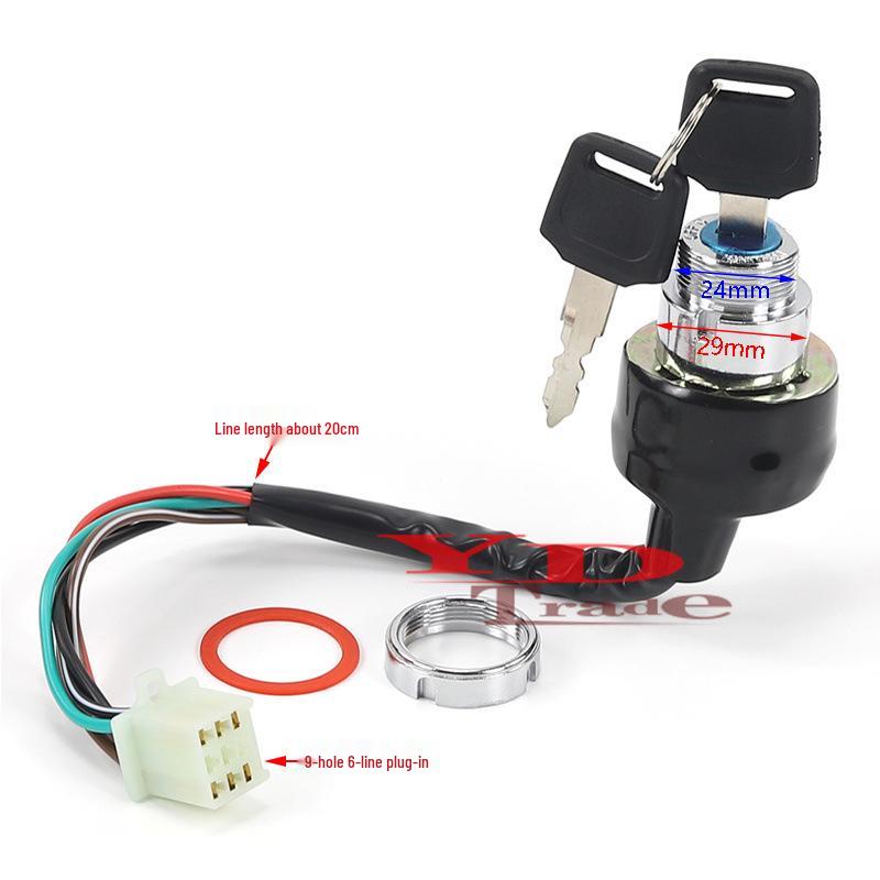 

Universal 3-Position Ignition Lock Switch for ATV, Beach Buggy, Off-road Motorcycle, Karting, Sightseeing Vehicle with Key