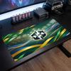 Brazil Football Crest Mouse Pad, Extended Non Slip Rubber Desk Mat for Gaming Office Laptop Fan Gift