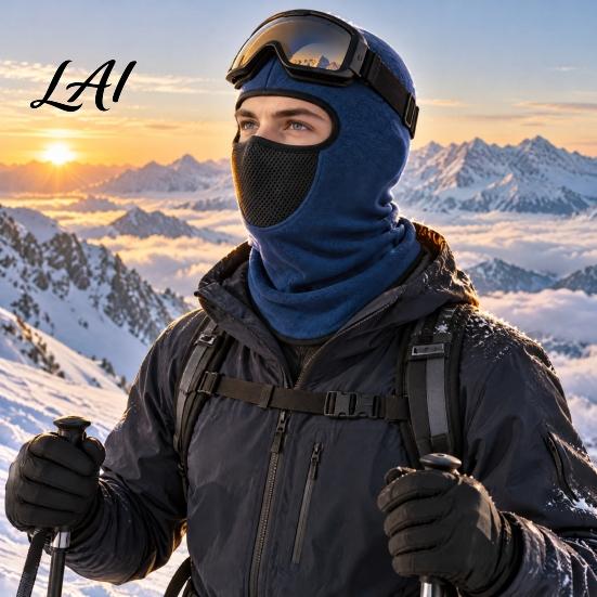Cold Weather Face Cover Fleece Balaclava Ski Mask for Fall Winter Windproof Warm Full Cover Neck Gaiter Outdoor Cycling Motorcycle Riding Skiing