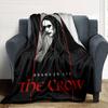 1pc Brandon Lee Crow Throw Blanket Soft Flannel, Cozy All Season Polyester Perfect for Home, Office