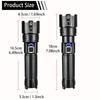Ultra Powerful XHP360 Rechargeable Flashlight New High Power Led Torch Lamp,Super Bright Lantern