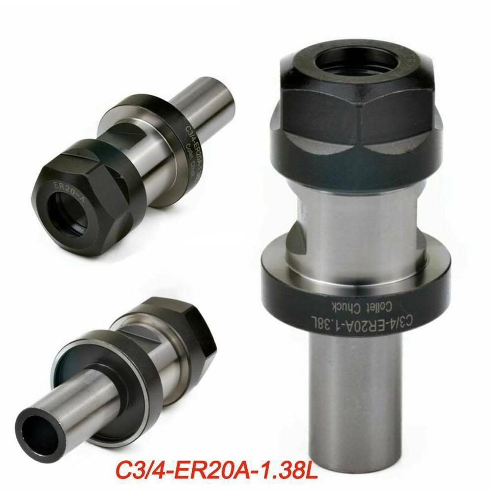 For Tomrach C3/4-ER20A 1.38L Collet Chuck Holder Metal Working Tool Silver