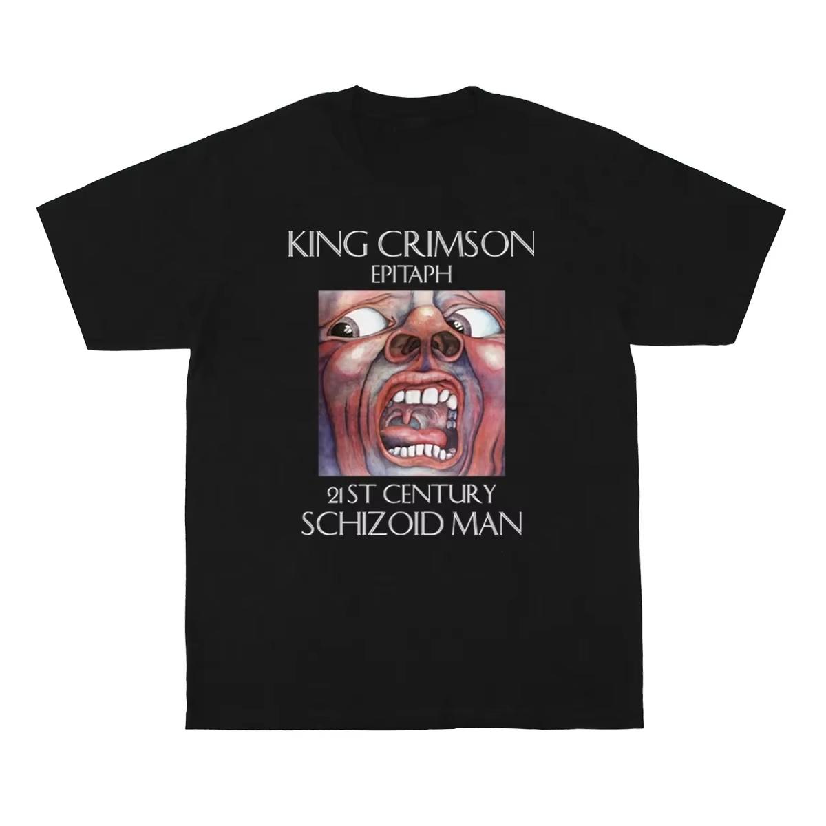

Футболка King Crimson Прогрессивный Рок Экспериментальная Унисекс Rush Genesis Yes Женская Одежда Короткий Рукав Летняя Футболка Модный Топ Y2K Кавайный XXL