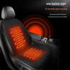 12V Electric Heated Plush Car Seat Cushion for Winter