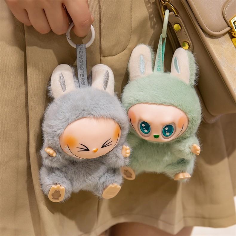 Shy Cute Happy Expression Cartoon Rabbit Plush Toy Doll Collectors For