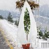 Copertura per Piante Invernale Resistente con Cerniera e Coulisse, Copertura Calda in Pile, Protezione Esterna per Alberi e Arbusti contro il Gelo