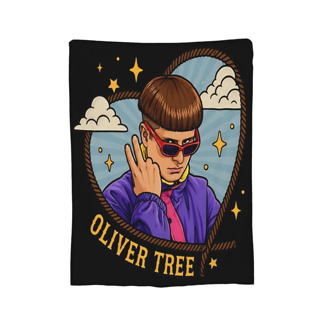 In Loving Memory OT Oliver Tree Blankets Flannel Funny Warm Throw Blanket for Chair Covering Sofa Winter