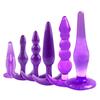 6Pcs/Set Anal Trainer Kit Butt Plugs Couple Flirting Sex Toy Prostate Massager