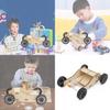 Children's Diy Rubber Band Powered Car Material Pack Educational Physics Science Toy