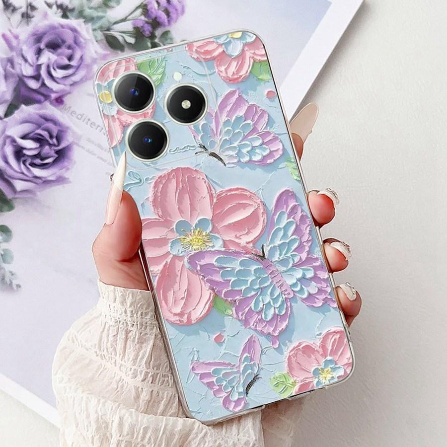 For OPPO Realme C61 C63 Case C 61 RMX3939 New design TPU Soft Silicone Shockproof Coque Funda For RealmeC63 C6 1 Phone Cover