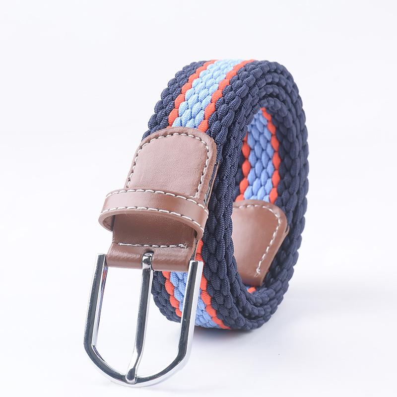 Elastic Woven Belt, Men'S Casual Canvas Belt, Elastic Elastic Belt, Hair Delivery.