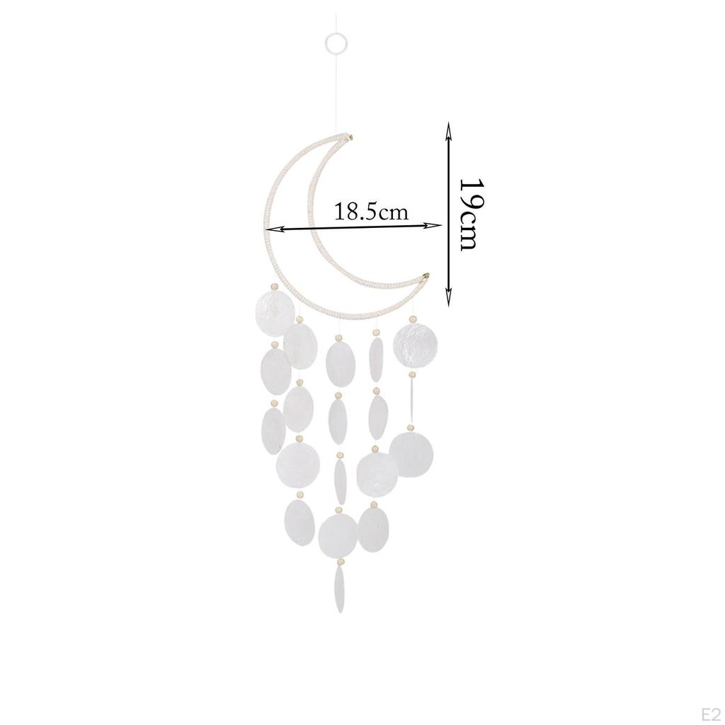 Shell Wind Chimes Decorative Mobiles Hanging Chime for home and indoor Kids Bedroom Balcony