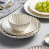 Elegant European Style Ceramic Dinner Plate