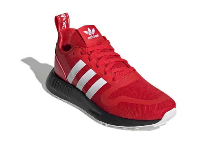 adidas Originals Multi J Cushioning, Wear Resistant Low Top Kids' Running Shoes Red Teenagers GW3006