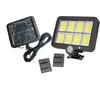 Outdoor Solar Motion Sensor Wall Lights with Remote Control for Courtyard and Corridor