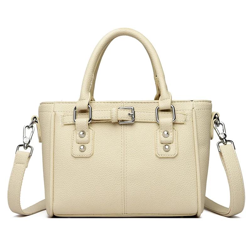 New Fashion Women Handbags Brand Designer Solid Color PU Leather Shoulder Bags for Women Luxury Lady Purse  Small Crossbody Bags