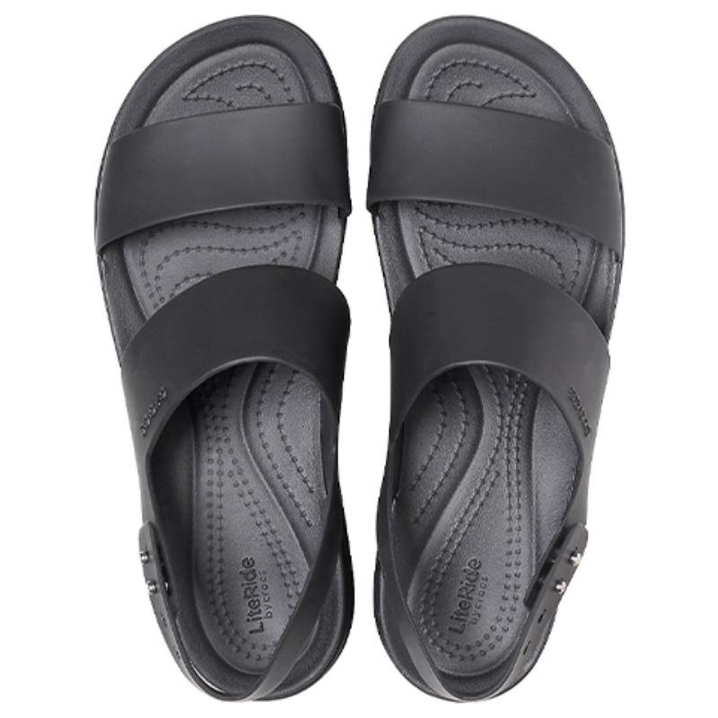 Crocs Brooklyn Thick Sole Casual Sandals Women's Black