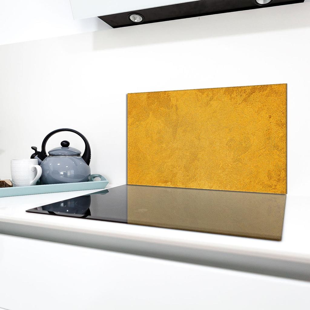 Glass Protective Stovetop Plate 90x52 Gold