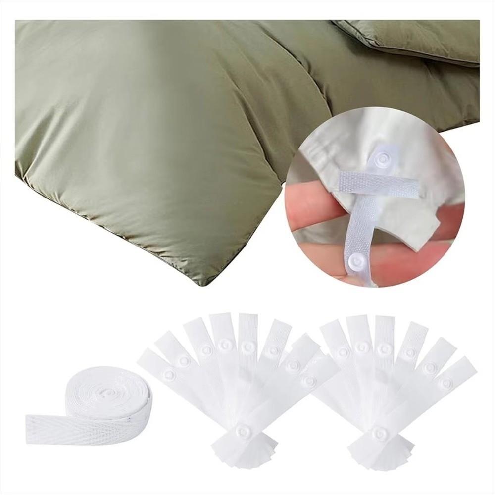 4/8/16PCS Four Corner Fixed Quilt Cover Ties Flat Rope Binding Duvet Cover Straps  Home Use